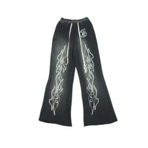 Hellstar Black Flare Sweatpant