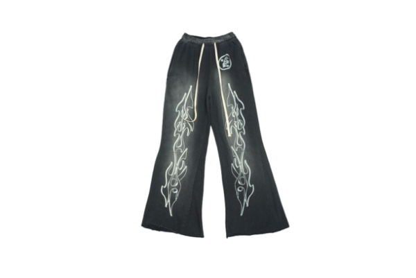 Hellstar Black Flare Sweatpant