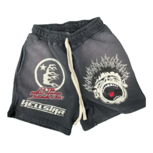 Hellstar Faded Black Shorts