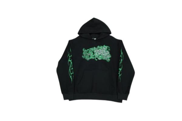 Hellstar Coast Street Graffiti Print Hoodie